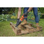 Пила шабельна мережева BLACK+DECKER, 750 Вт, 0 - 2800 ход/хв, величина ходу 20 мм, вага 2.4 кг