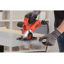 Пила дискова мережева BLACK+DECKER, 400 Вт, діаметр диска 85 х 10 мм, 3600 об/хв, міні циркулярна, вага 2.6 кг