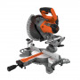 Пила торцювальна мережева BLACK+DECKER, 1500 Вт, диск 216 х 30 мм (диск ТСТ на 24 зуб), швидкість 4700 об/хв, розмір заготовки 220 / 155 мм (90) 40 мм (45), фіксація 15/22.5/30/31.62/45°, система XPS, кут 0-45, струб