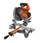 Пила торцювальна мережева BLACK+DECKER, 1500 Вт, диск 216 х 30 мм (диск ТСТ на 24 зуб), швидкість 4700 об/хв, розмір заготовки 220 / 155 мм (90) 40 мм (45), фіксація 15/22.5/30/31.62/45°, система XPS, кут 0-45, струб