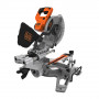 Пила торцювальна мережева BLACK+DECKER, 1500 Вт, диск 216 х 30 мм (диск ТСТ на 24 зуб), швидкість 4700 об/хв, розмір заготовки 220 / 155 мм (90) 40 мм (45), фіксація 15/22.5/30/31.62/45°, система XPS, кут 0-45, струб