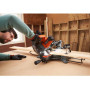Пила торцювальна мережева BLACK+DECKER, 1500 Вт, диск 216 х 30 мм (диск ТСТ на 24 зуб), швидкість 4700 об/хв, розмір заготовки 220 / 155 мм (90) 40 мм (45), фіксація 15/22.5/30/31.62/45°, система XPS, кут 0-45, струб