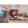 Пила торцювальна мережева BLACK+DECKER, 2100 Вт, диск 254 х 30 мм, 5000 об/хв, XPS, вага 18.5 кг