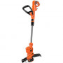 Тример електричний BLACK+DECKER, 0.45 кВт, ширина косіння 25 см, 7300 об/хв, вага 2.4 кг
