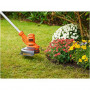 Тример електричний BLACK+DECKER, 0.45 кВт, ширина косіння 25 см, 7300 об/хв, вага 2.4 кг