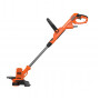 Тример електричний BLACK+DECKER, 550 Вт, ширина косіння 30 см, 7500 об/хв, вага 2.4 кг