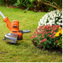 Тример електричний BLACK+DECKER, 550 Вт, ширина косіння 30 см, 7500 об/хв, вага 2.4 кг