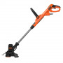 Тример електричний BLACK+DECKER, 0.45 кВт, ширина косіння 25 см, 7500 об/хв, вага 2.5 кг