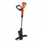 Тример електричний BLACK+DECKER, 0.45 кВт, ширина косіння 25 см, 7500 об/хв, вага 2.5 кг