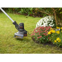 Тример електричний BLACK+DECKER, 0.45 кВт, ширина косіння 25 см, 7500 об/хв, вага 2.5 кг