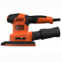 Шліфмашина вібраційна BLACK+DECKER, 200 Вт, 8000-13000 об/хв, вага 1.58 кг, пилозбірник