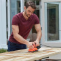 Шліфмашина вібраційна BLACK+DECKER, 150 Вт, 15000 об/хв, 90 х 187 мм, амплітуда 2 мм, вага 1.4 кг