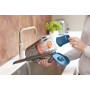 Пилосос акумуляторний BLACK+DECKER Flexi, 18 В Li-ion, ємність акумулятору 2 А/год, ємність пилозбірника 700 мл, вага 1.2 кг