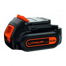 Акумуляторна батарея BLACK+DECKER, 10.8 В, 1.5 А/год, час зарядки 40 хв, вага 0.26 кг. Літій-іонна