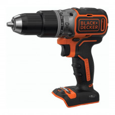 Дриль-шурупокрут акумуляторний BLACK+DECKER, безщітковий, ударний, 18 В, 52 Нм, 0-1650 об/хв, 28050 уд/хв, двигун "Series 700", патрон 1-13 мм, вага 1.4 кг