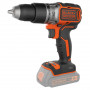 Дриль-шурупокрут акумуляторний BLACK+DECKER, безщітковий, ударний, 18 В, 52 Нм, 0-1650 об/хв, 28050 уд/хв, двигун "Series 700", патрон 1-13 мм, вага 1.4 кг