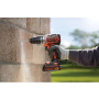 Дриль-шурупокрут акумуляторний BLACK+DECKER, безщітковий, ударний, 18 В, 52 Нм, 0-1650 об/хв, 28050 уд/хв, двигун "Series 700", патрон 1-13 мм, вага 1.4 кг