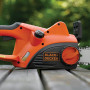 Пила ланцюгова електрична BLACK+DECKER, 2.0 кВт, шина 40 см, швидкість 12.5 м/с, ланцюг 3/8'', вага 6.06 кг, автостоп < 0.15 сек