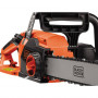 Пила ланцюгова електрична BLACK+DECKER, 2.2 кВт, шина 45 см, швидкість 12.5 м / с, ланцюг 3/8'', вага 5.6 кг, автостоп < 0.15 сек
