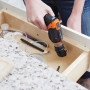 Мала насадка для акумуляторних викруток BLACK+DECKER, тип "кутова" для виконання роботи важкодоступних місцях під кутом 90
