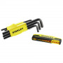 Набір ключів шестигранних STANLEY "HEX GRIP", торцевих, метричних, 10 од: 1.5; 2; 2.5; 3; 4; 5; 6; 7; 8; 10 мм.