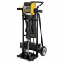 Молоток відбійний мережевий DeWALT, 2100 Вт, 62 Дж, частота ударів 960 уд/хв, вага 31 кг, транспортувальний візок+зубило