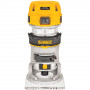Фрезер окантовочний мережевий DeWALT, 900 Вт, 16000-27000 об/хв, цанга 8 мм, максимальний діаметр фрези - 36 мм, 4.4 кг