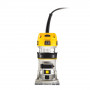 Фрезер окантовочний мережевий DeWALT, 900 Вт, 16000-27000 об/хв, цанга 8 мм, максимальний діаметр фрези - 36 мм, 4.4 кг