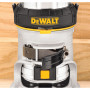 Фрезер окантовочний мережевий DeWALT, 900 Вт, 16000-27000 об/хв, цанга 8 мм, максимальний діаметр фрези - 36 мм, 4.4 кг