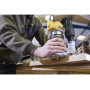 Фрезер окантовочний мережевий DeWALT, 900 Вт, 16000-27000 об/хв, цанга 8 мм, максимальний діаметр фрези - 36 мм, 4.4 кг