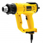 Пістолет гарячого повітря мережевий DeWALT, 2000 Вт, температура 50-600 °C, ЖКІ, вага 0.71 кг