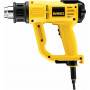 Пістолет гарячого повітря мережевий DeWALT, 2000 Вт, температура 50-600 °C, ЖКІ, вага 0.71 кг