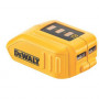 USB адаптер DeWALT, 10.8, 14.4, 18, 54 В, вихідний струм 1.5 А, вага 0.09 кг