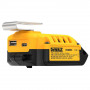 USB адаптер DeWALT 18 В та FLEXVOLT, вихідний струм 5 А, вага 0.11 кг