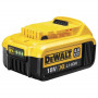 Акумуляторна батарея DeWALT, 18 В, 4 А/год, час зарядки 40 хв, вага 0.61 кг. Літій-іонна