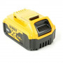 Акумуляторна батарея DeWALT, 18 В, 5 А/год, час зарядки 50 хв, вага 0.65 кг. Літій-іонна