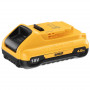 Акумуляторна батарея DeWALT, 18 В, 4 А/год, час зарядки 60 хв, вага 0.6 кг. Літій-іонна