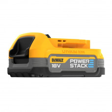 Акумуляторна батарея DeWALT, 18 В XR Li-ion PowerStack 1.7 А/год, вага 0.36 кг. Літій-іонна