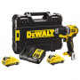 Дриль-шурупокрут DeWALT, безщітковий, безударний, XR Li-ion 12 В, 2 А/год, 57.5 Нм, 425-1500 об/хв, патрон 10 мм швидкозатискний, кількість швидкостей - 2, вага 1.1 кг, 2 акумулятора, зарядний пристрій, валіза