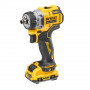 Дриль-шурупокрут DeWALT, безщітковий, XR Li-ion 12 В зі змінними насадками, 57.5 Нм, 0-425 / 0-1500 об/хв, кількість швидкостей - 2, вага 0.73 кг, шестигранний патрон-насадка 10 мм, шестигранна кутова насадка правост