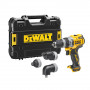 Дриль-шурупокрут DeWALT, безщітковий, XR Li-ion 12 В зі змінними насадками, 57.5 Нм, 0-425 / 0-1500 об/хв, кількість швидкостей - 2, вага 0.73 кг, шестигранний патрон-насадка 10 мм, шестигранна кутова насадка правост