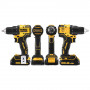 Дриль-шурупокрут DeWALT, безщітковий, безударний, XR Li-on 18 В, 1.5 А/год, 65 Нм, 650-1650 об/хв, патрон 13 мм швидкозатискний, кількість швидкостей - 2, вага 1.1 кг, 2 акумулятора, зарядний пристрій, валіза