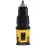 Дриль-шурупокрут DeWALT, безщітковий, ударний, 18 В XR Li-ion, 65 Нм, 450-1650 об/хв, патрон 13 мм швидкозатискний, кількість швидкостей - 2, вага 1.2 кг, без акумуляторів і зарядного пристрою.