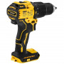 Дриль-шурупокрут DeWALT, безщітковий, ударний, 18 В XR Li-ion, 5 А/год, 65 Нм, 450-1650 об/хв, патрон 13 мм швидкозатискний, кількість швидкостей - 2, вага 1.2 кг, 2 акумулятори, зарядний пристрій, валіза TSTAK