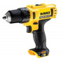 Дриль-шурупокрут DeWALT, безударний, XR Li-ion 10.8 В, 2 А/год, 24 Нм, 400-1500 об/хв, патрон 10 мм швидкозатискний, кількість швидкостей - 2, вага 1.1 кг, 2 акумулятора, зарядний пристрій, валіза