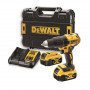 Дриль-шурупокрут DeWALT, безщітковий, безударний, XR Li-ion 18 В, 4 А/год, 65 Нм, 500-1750 об/хв, патрон 13 мм швидкозатискний, кількість швидкостей - 2, вага 1.76 кг, 2 акумулятора, зарядний пристрій, валіза
