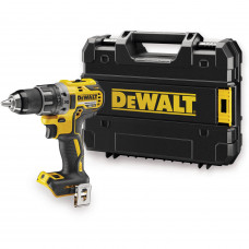Дриль-шурупокрут DeWALT, безщітковий, безударний, XR Li-ion 18 В, 70 Нм, 550-2000 об/хв, патрон 13 мм швидкозатискний, кількість швидкостей - 2, вага 1.2 кг, валіза