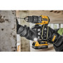 Дриль-шурупокрут DeWALT, безщітковий ударний, XR Li-ion PowerStack 18 В, 1.7 А/год, 90 Нм, 0-650/0-2000 об/хв, 0-11050/0-34000 уд/хв., патрон 13 мм швидкозатискний, кількість швидкостей - 2, вага 1.34 кг, 2 акумулято