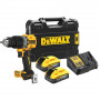 Дриль-шурупокрут DeWALT, безщітковий ударний, XR Li-ion PowerStack 18 В, 5 А/год, 90 Нм, 0-650 / 0-2000 об / хв, 0-11050 / 0-34000 уд/хв., патрон 13 мм швидкозатискний, кількість швидкостей - 2, вага 1.34 кг, 2 акуму