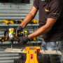 Дриль-шурупокрут DeWALT, безщітковий, безударний, XR Li-ion 18 В, 95 Нм, 450-2000 об/хв, патрон 13 мм швидкозатискний, кількість швидкостей - 3, вага 1.5 кг, валіза, багатопозиційна бічна рукоятка, без акумулятора і